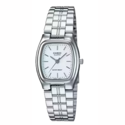 Casio General LTP-1169D-7ARDF Analog White Dial Stainless Steel Women Watch